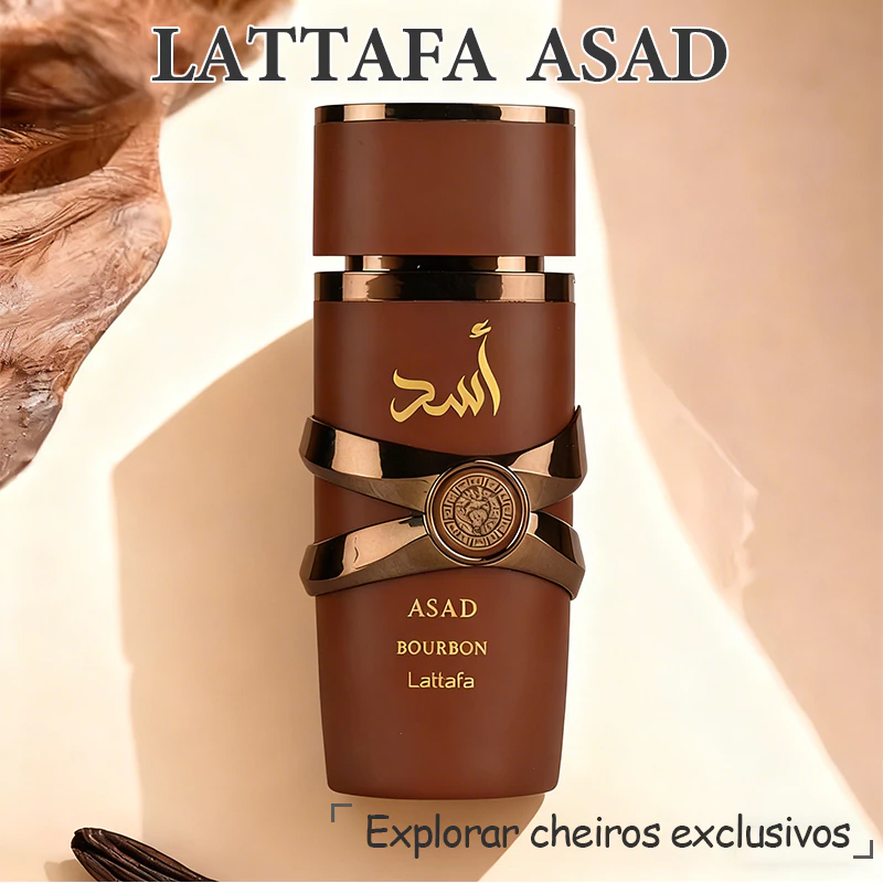Perfumes Masculinos Arabes Asad Amadeirado, Fixaçao Prolongada e Elegância 100ML