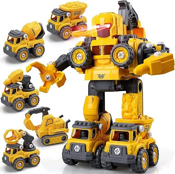 Carrinho Robô 5 Em 1 Monta Desmonta Construbots - Mega Compras