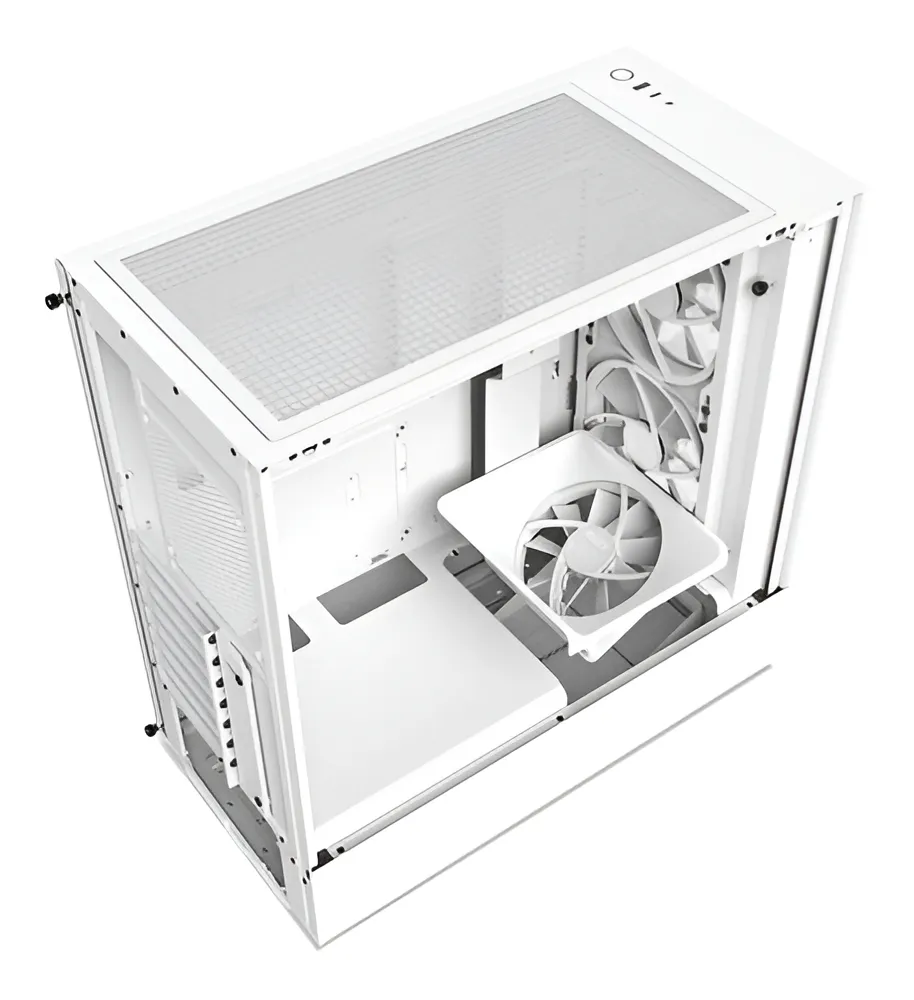 Gabinete Gamer Nzxt H5 Elite Mid Tower Compacto Branco