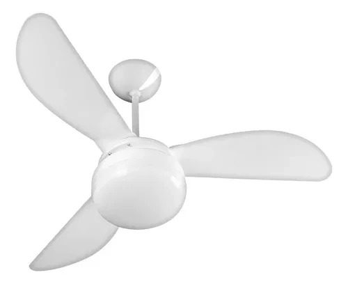 Ventilador De Teto Ventisol Fênix Led Branco 130w Com 3 Pás De Plástico, 960 mm De Diâmetro 127 v