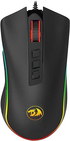 Mouse Gamer Redragon Cobra, Chroma RGB, 10000DPI, 7 Botões, Preto