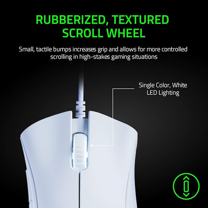 Mouse Razer DeathAdder Essential White Edition - RZ0103850200