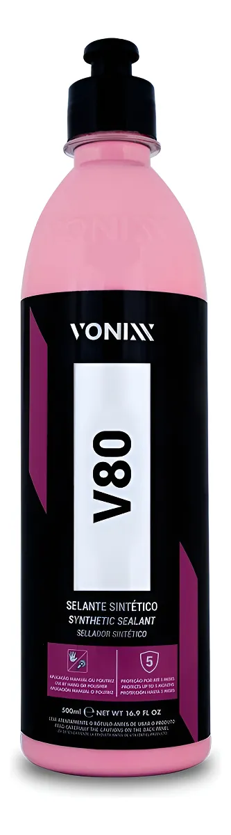 Selante Sintético V80 Alta Proteção Automotivo Vonixx 500ml
