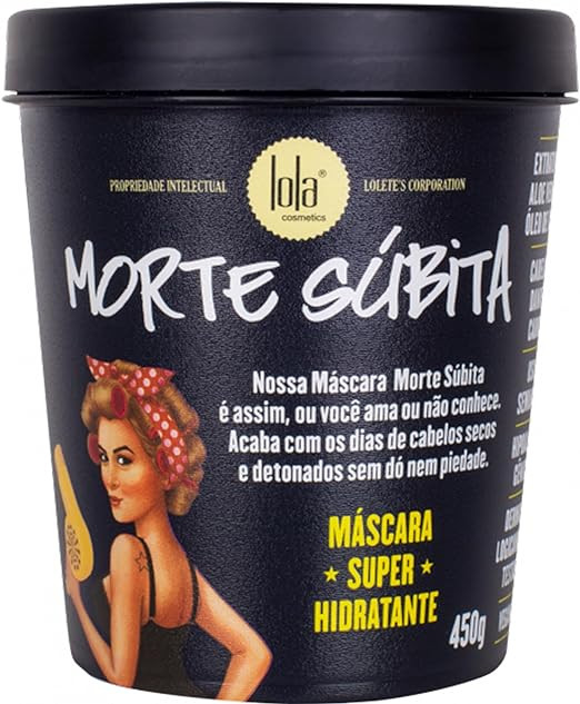 Lola Cosmetics Morte Súbita - Máscara Super Hidratante, 450g