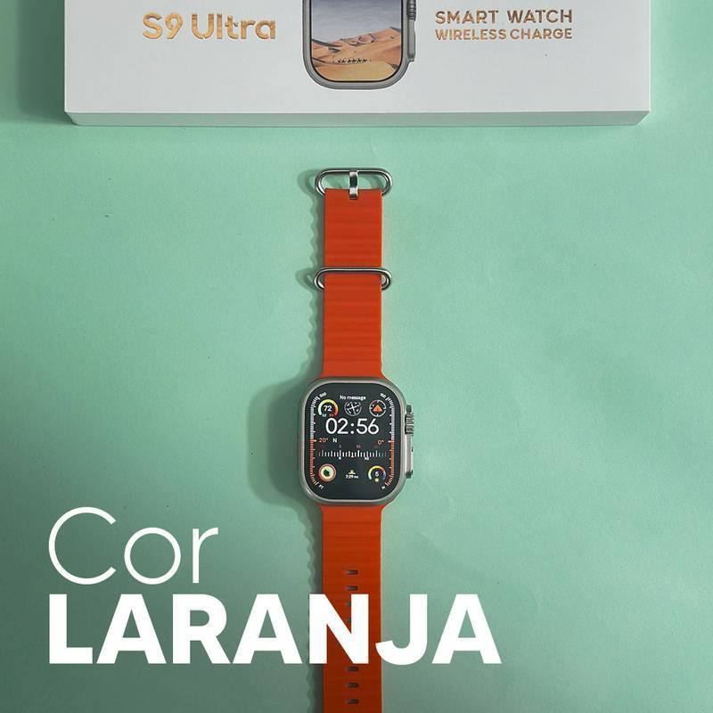 S9 Ultra - Série 9 Ultra Custo-benefício 49mm + Pulseira de Silicone de Brinde