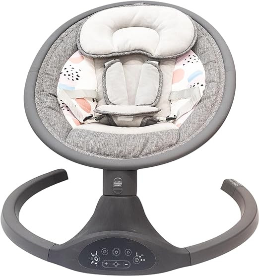 Cadeira Musical para Bebê até 9 kg Leve Portátil Musical Ruido Branco Conexão Bluetooth - Joyful Clingo