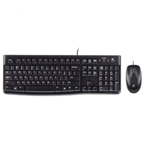 Teclado e Mouse KIT Com Fio Logitech MK120 920-004429