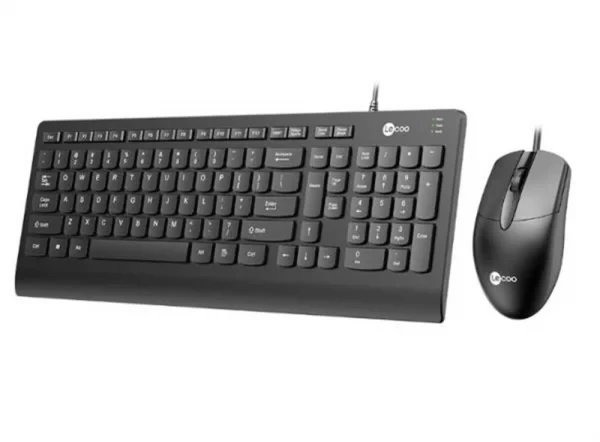 Teclado e Mouse KIT com Fio Lenovo Lecoo CM103