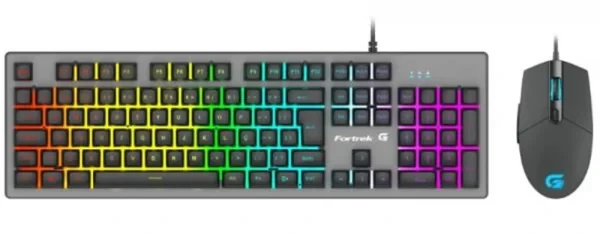 Teclado e Mouse Gamer Kit Com Fio Fortrek Ranger