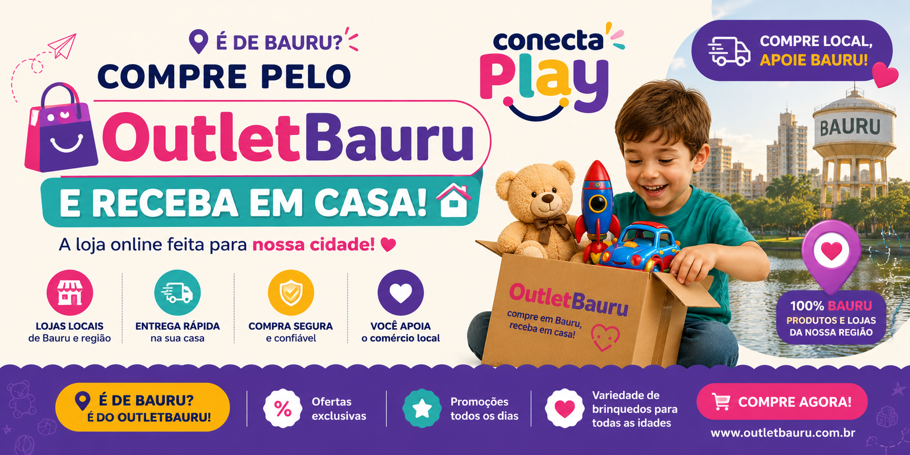 OutletBauru banner