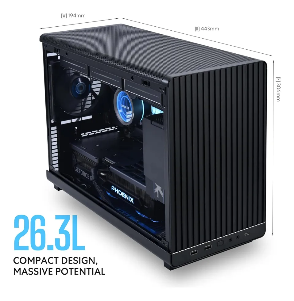 Gabinete Gamer Lian Li A3 Micro Atx Preto A3-matx